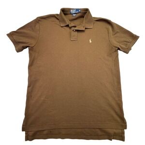 Polo by Ralph Lauren Brown Polo Shirt with Yellow Pony